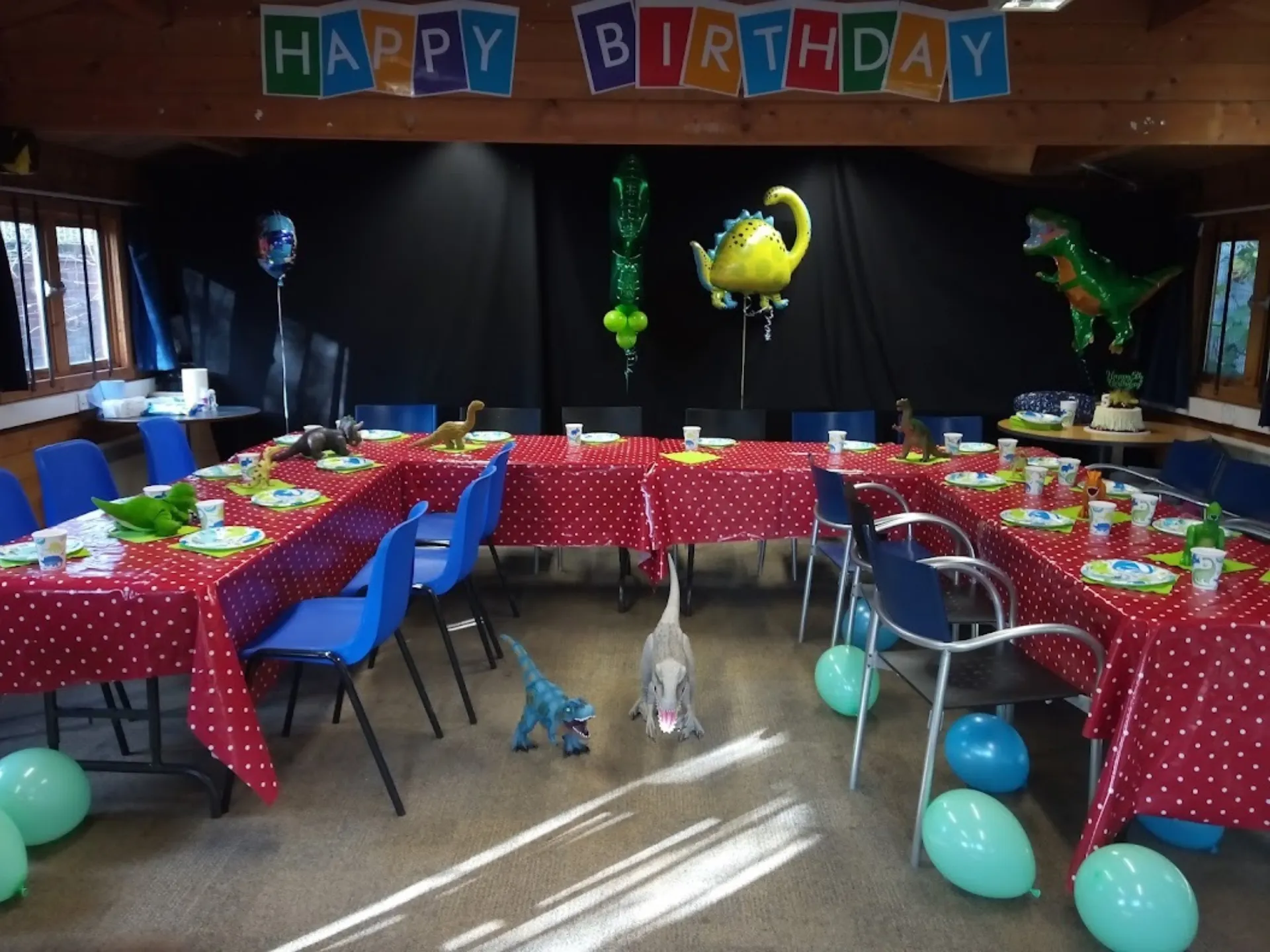 Tales party set up