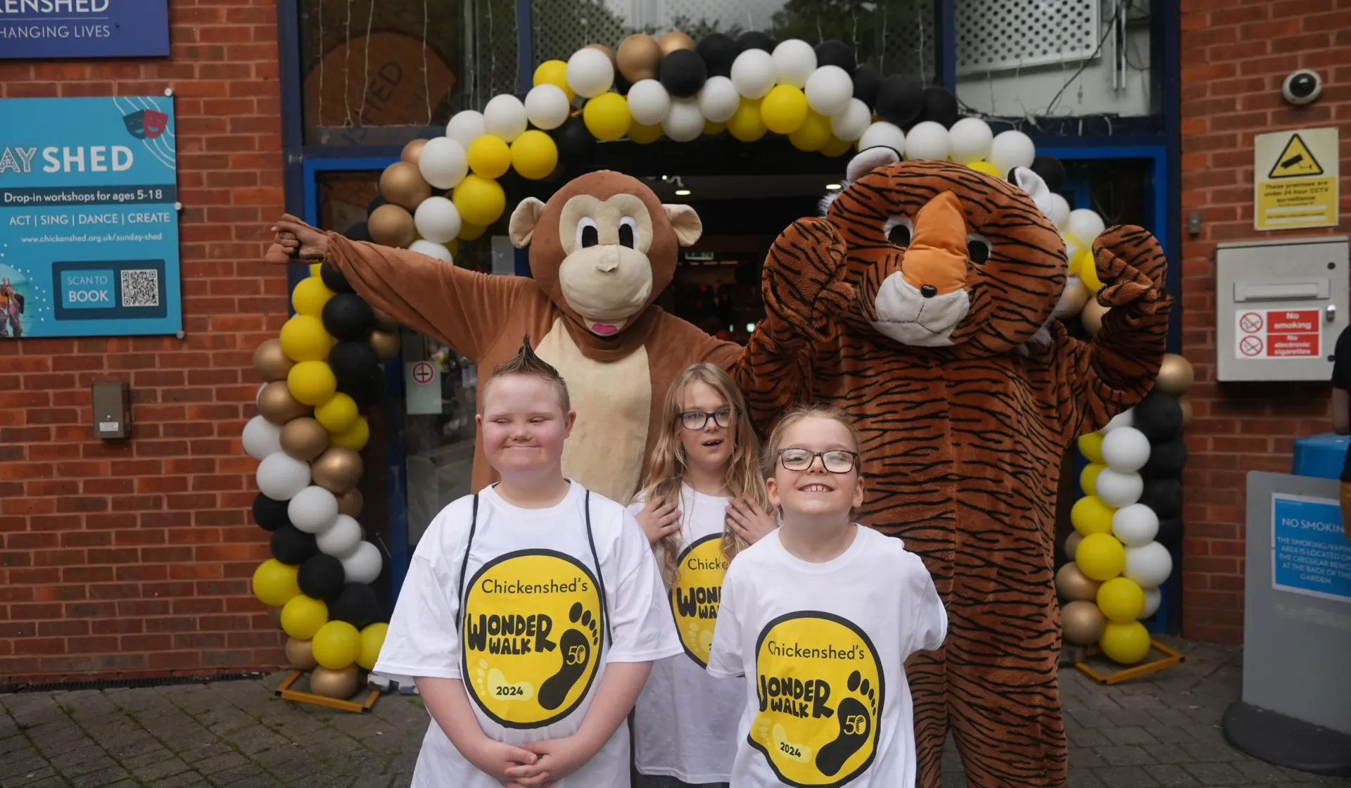 Our Tales from the Shed team with some wonder walk participants