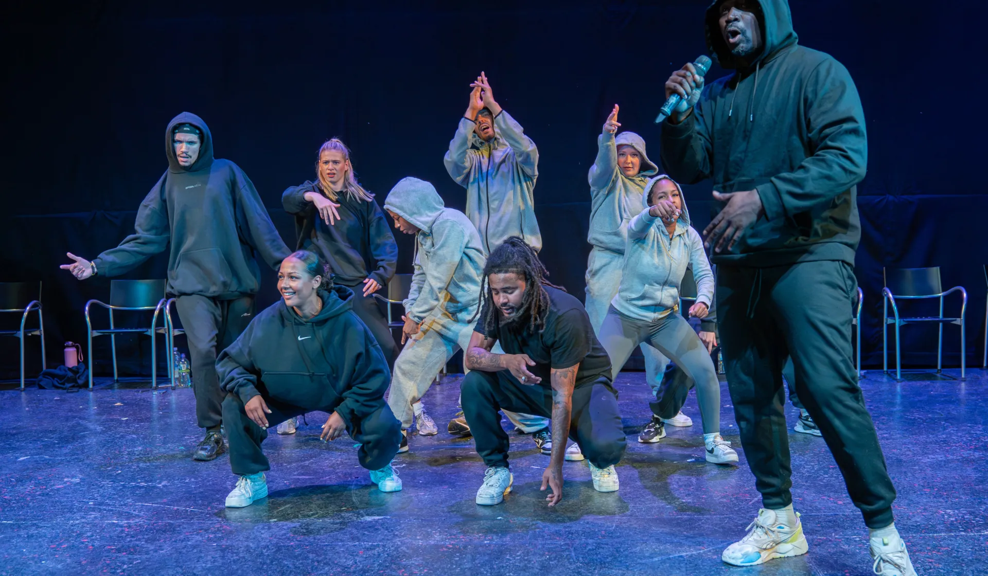 Crime of the century cast in a group shape.