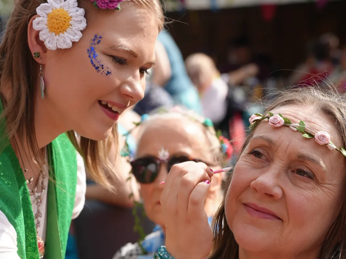 Facepainting at Gladstock