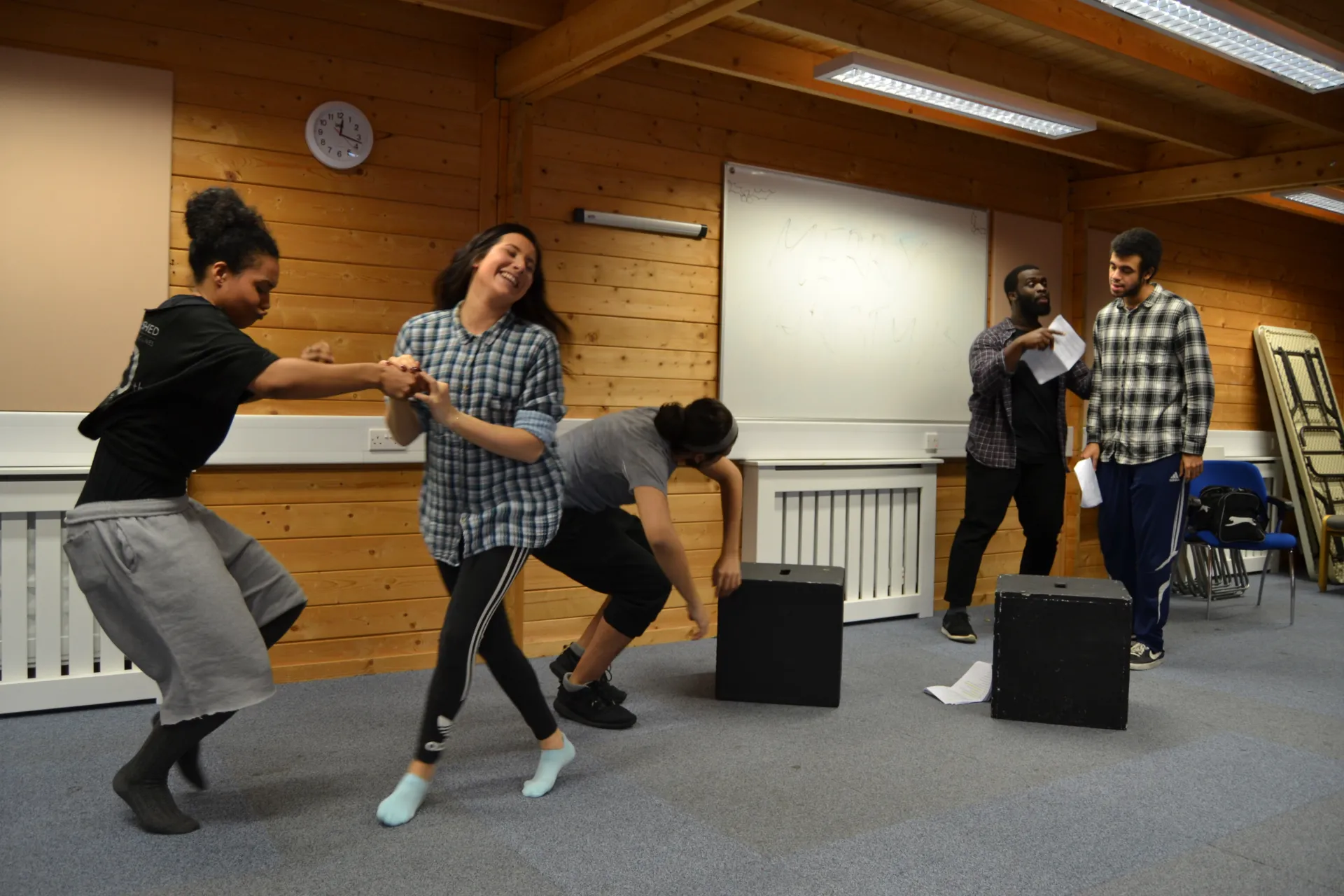 dance rehearsal session