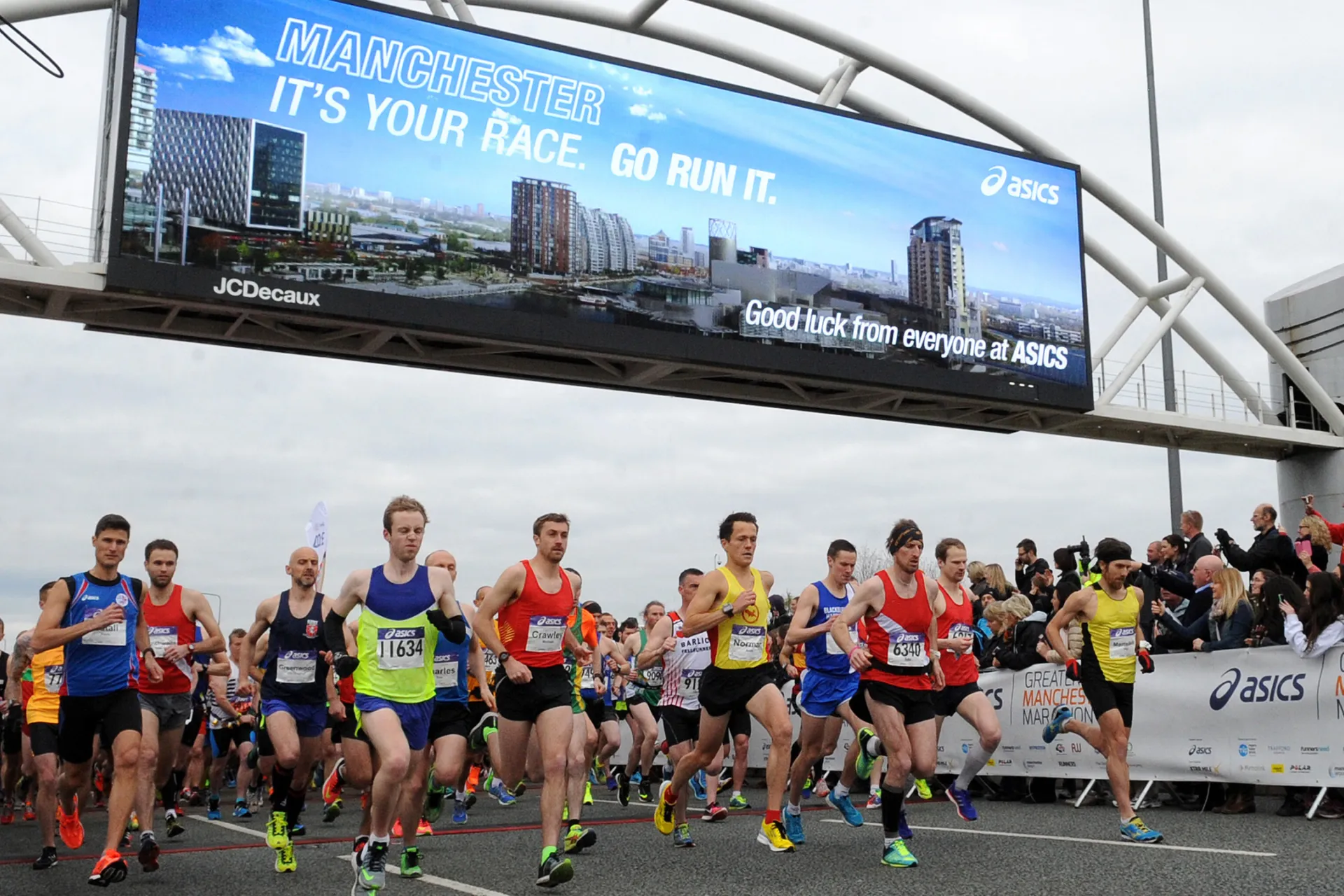 Runners at the Manchester Marathon