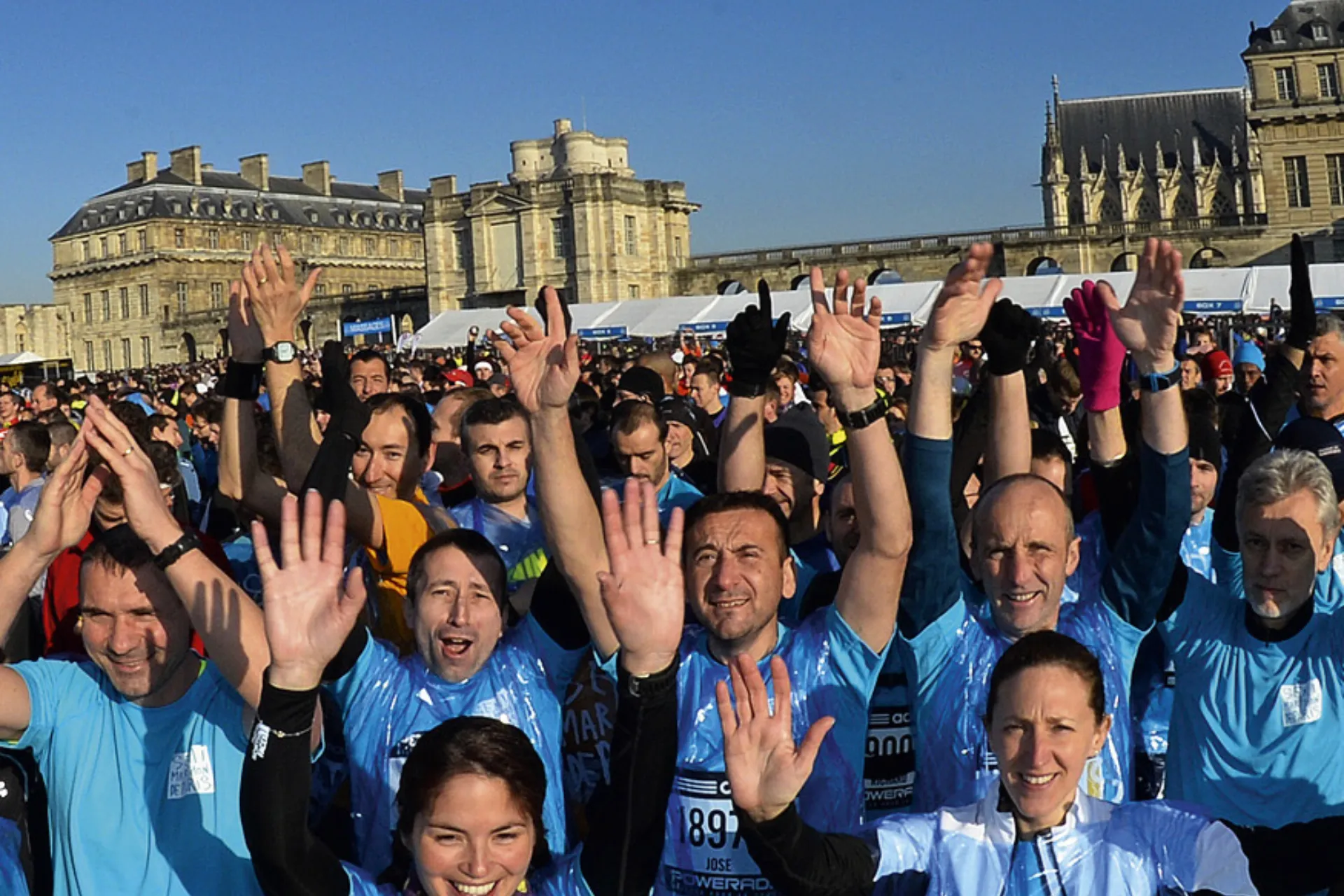 Runners at the Semi Marathon de Paris