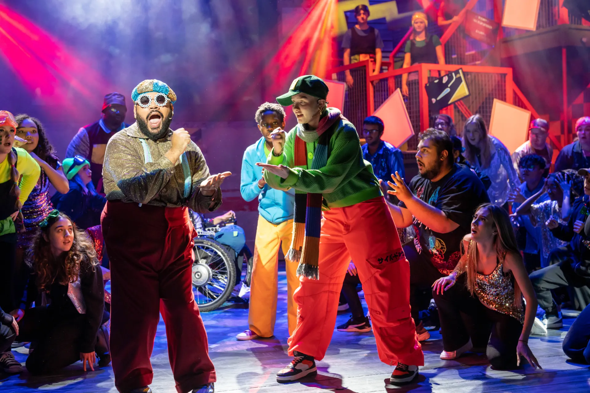performers in Jack 2022 Chickenshed Christmas show